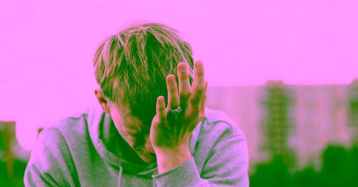 A man struggling with ASPD