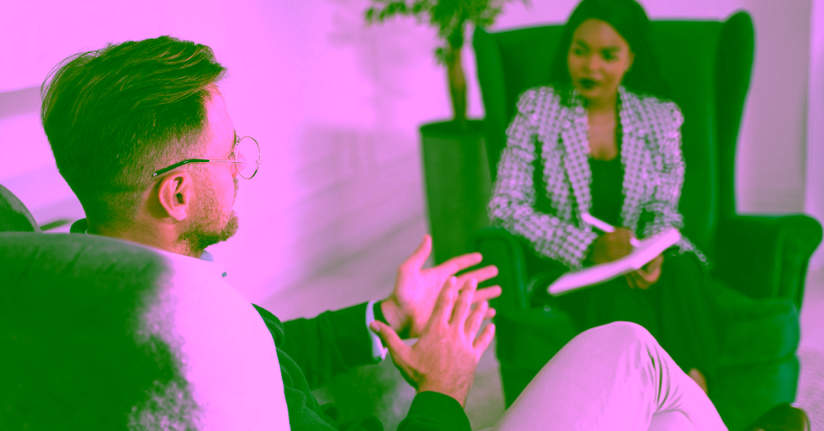 When to Seek Help for Anxiety | Milton Recovery A man seeking help for his anxiety