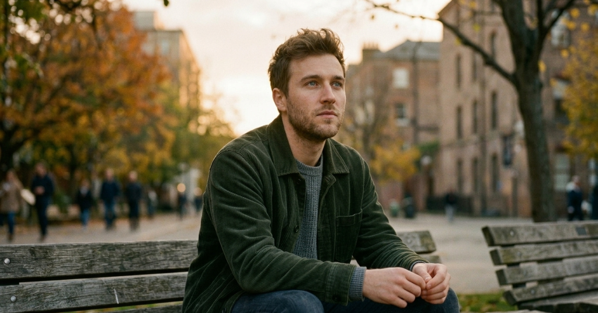 man sitting outside while considering alcohol rehab