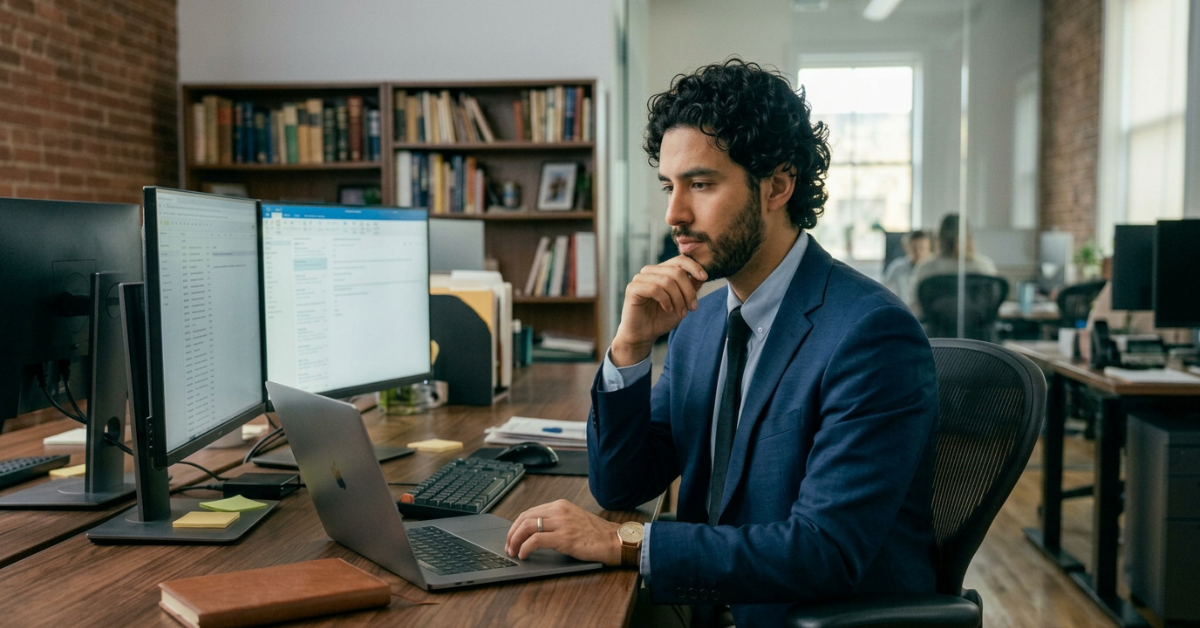 professional man wondering if he needs to take off work for alcohol rehab